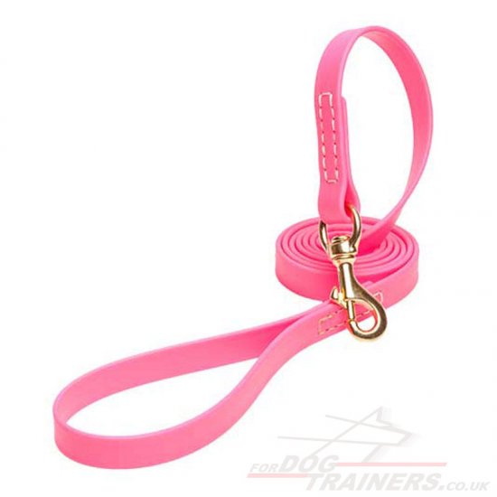 New Super Durable Biothane Dog Leash in Pink