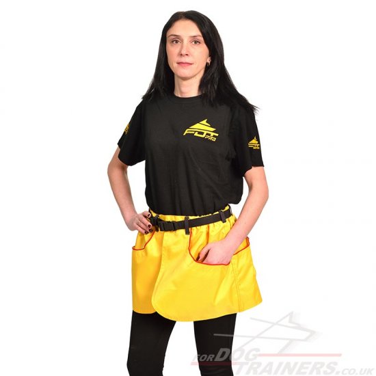 Nylon Skirt with Dog Training Pouches for Treats, Bright Fashion