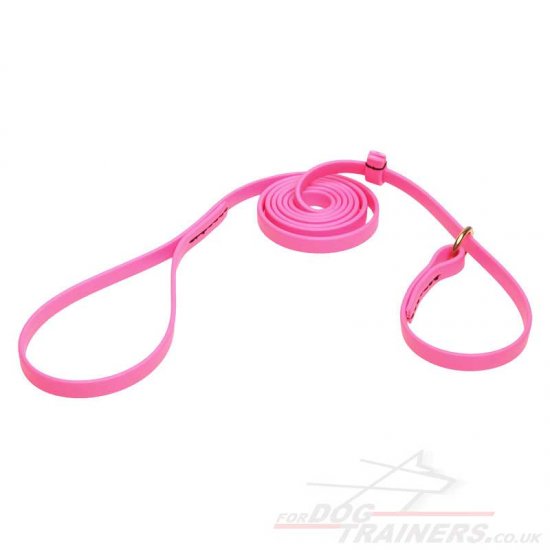 Pink Dog Collar and Lead Set Combo Super Strong Biothane
