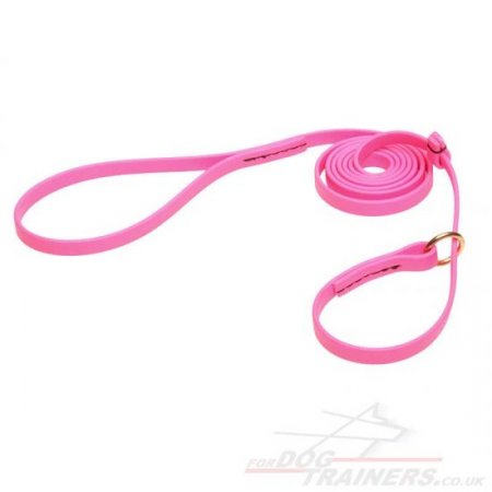 Pink Dog Collar and Lead Set Combo Super Strong Biothane