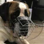 Bestseller St Bernard Dog Muzzle that Allows Eating and Drinking