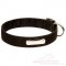 Personalized Nylon Dog Collar with Nameplate