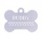 NEW! Personally Engraved Dog Bone Tag in 5 Colors