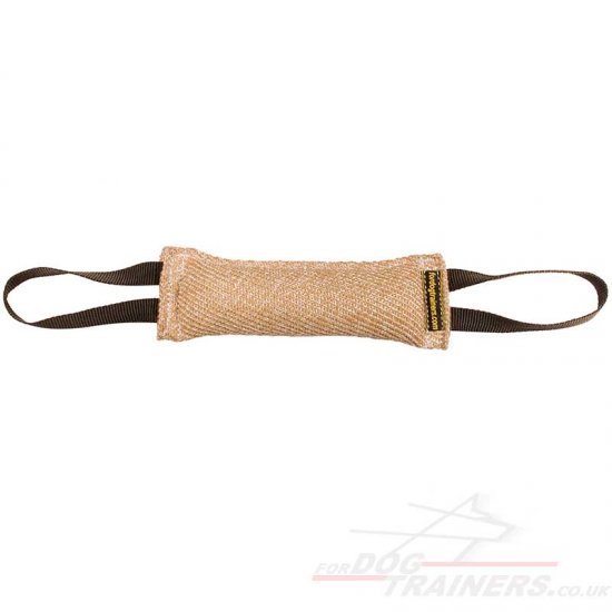 Strong Jute Bite Tug for Dog Training with 1 Handle - Click Image to Close
