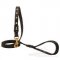 Designer dog lead for walking/tracking | Leather handcrafted