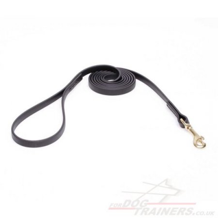 New Super Durable Black Biothane Dog Leash with Handle