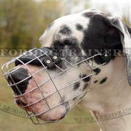 Extra Large Wire Basket dog muzzle for Great Dane
