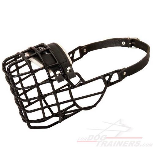 Universal Dog Muzzle for Pitbull with Rubber Covering Universal Dog Muzzle for Pitbull with Rubber Covering