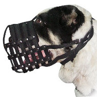 Sarmatian Mastiff Muzzle Made of Leather | Soft Dog Muzzles UK