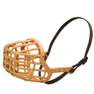 Light Plastic Basket Dog Muzzle for Small Dogs & Medium Breeds