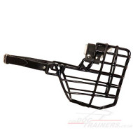 Eat and Drink Black Wire Dog Muzzle for Winter & Summer Allows Panting