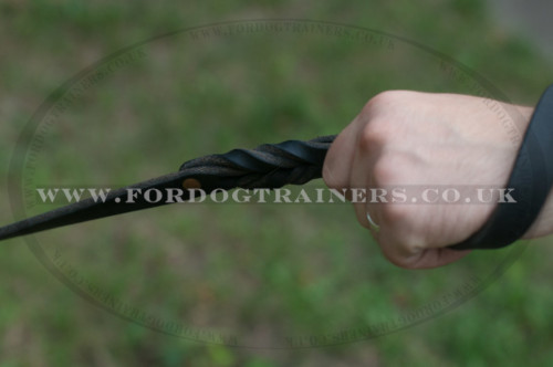 German Shepherd Leather Leash