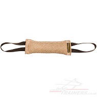Jute Puppy Bite Toy with 2 Comfortable Handles