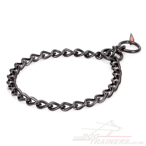 Black Chain Dog Collar Herm Sprenger