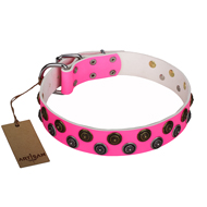 Girly Dog Collar "Glamour Finery" FDT Artisan Girly Dog Collar "Glamour Finery" FDT Artisan