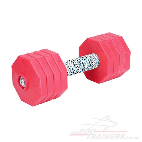 Red  Dumbbells for dog training online