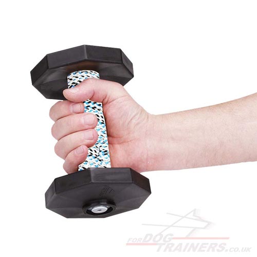 quality wooden dumbbells for dog training