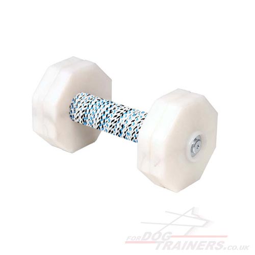 white dumbbells for dog training online