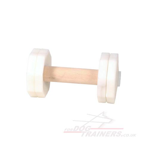 wooden dog obedience dumbbells uk