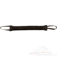 Dog bite tug made of leather 23 inch with 2 handles, UK