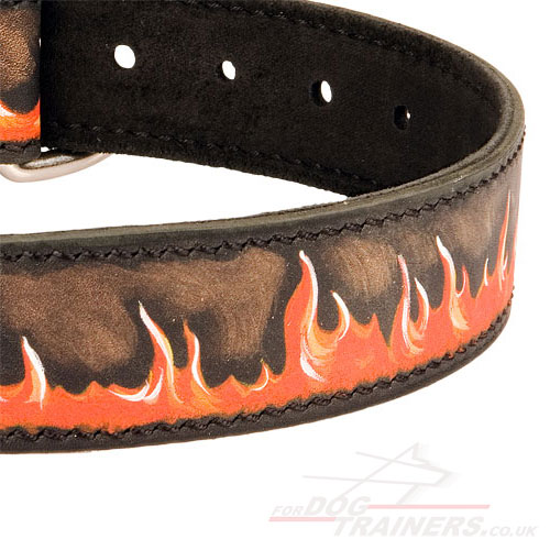 soft leather dog collar buy online