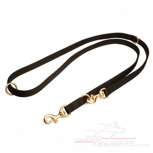 police dog training lead coupler