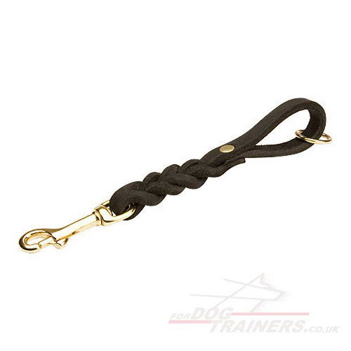 Leather Pull Tab Dog Leash