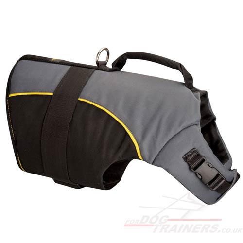 Golden Retriever Dog Jacket for Winter and Support Dog Harness