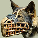 Police dog muzzle