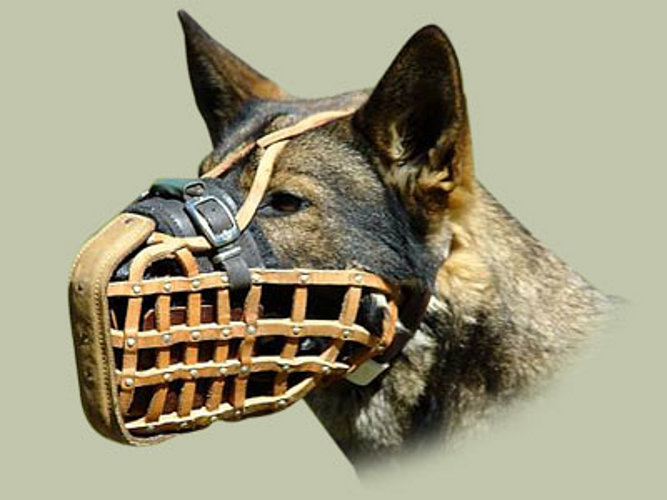 Police Dog Muzzle for K-9 Dogs