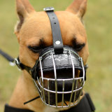 Dog wire muzzle with felt padding