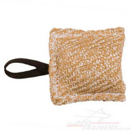 Dog Tug Toy made of Jute 3.5 inch x 3.25 inch