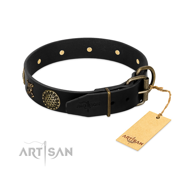 Pirate Dog Collar with Buckle