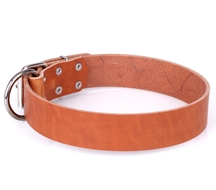 Handmade Elegant Leather Dog Collar 1.5 in. width Handmade Elegant Leather Dog Collar 1.5 in. width