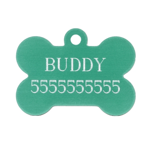 Bone Shaped Dog Plate with Name