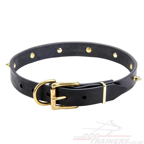 handmade leather collar for dogs