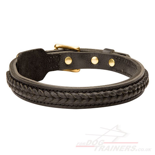 1 inch Dog Collar | Braided Dog Collar Strong and Stylish Design - Click Image to Close