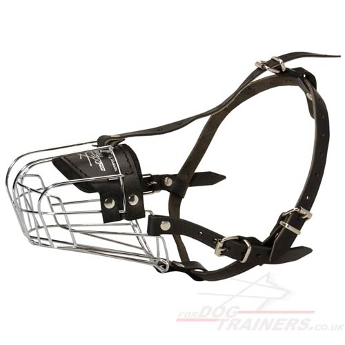 Large Wire Dog Muzzle for Big Dog Breeds UK Bestseller