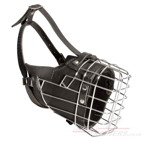 K9 Police Best Wire Basket Dog Muzzle for Working Dog Sizes - Click Image to Close