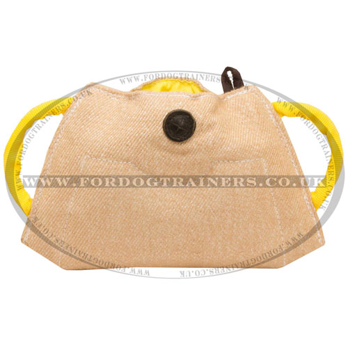 Strong Jute Bite Pad for Puppy Training Biting, Bite Builder