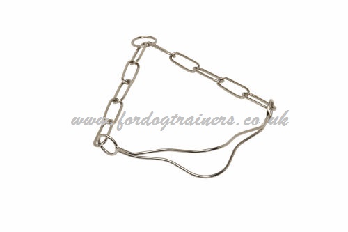 Dog Show Collar with Chromium-Plating High Gloss