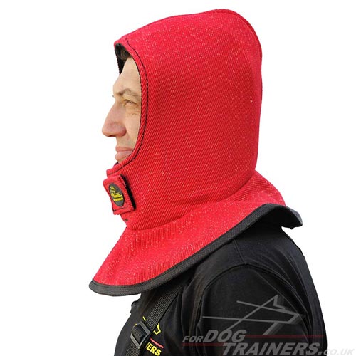 Soft Dog Training Protection Equipment for a Helper's Head