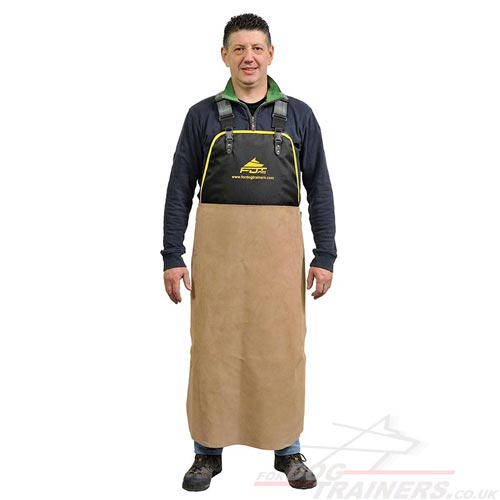 Scratch Protection Leather Apron for Dog Grooming and Training