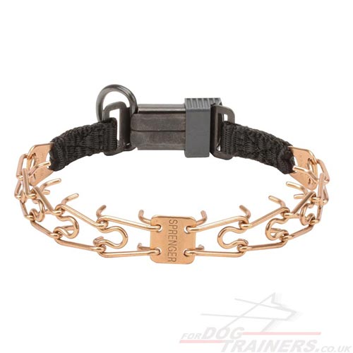 Hypoallergenic Curogan Collar with Click-Lock Buckle, 2.25 mm