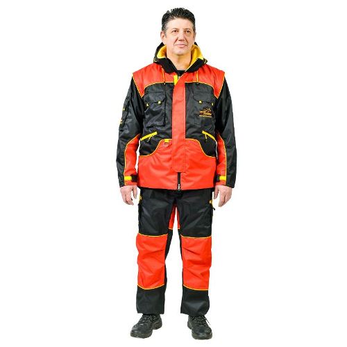 Red Dog Training Padded Suit for Any Weather Trials - Click Image to Close