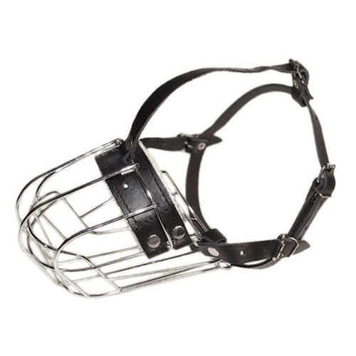 Size R1 Viper Delta Metal Wire Basket Dog Muzzle