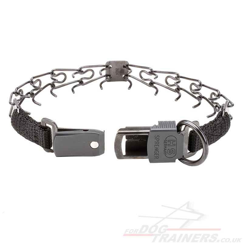 Training Dog Collar | Metal Dog Collar HS, Black Steel - £55.66