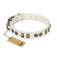 Gentle Dog Collar "Midsummer Snow" FDT Artisan Gentle Dog Collar "Midsummer Snow" FDT Artisan